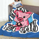 Axyaa Cozy Warm Throw Blanket for Spring/Autumn - Fat Nugget Design