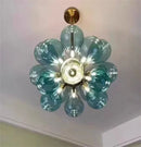 Axyaa Glass Bubble Chandelier Island Lighting for Living Room and Dining Table