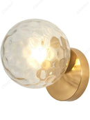 Axyaa Glass Ball LED Wall Lamp for Bedroom Study Living Room Corridor
