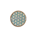 Axyaa Handmade Bamboo Ethnic Coaster Pot Pad Placemat Kitchen Insulation Pad
