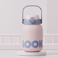 Axyaa Kids' 1100ML Stainless Steel Straw Thermos Insulation Cup