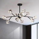 Axyaa Crystal Chandelier Dining Room Ceiling Light Luxury Pendant Lamp