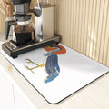 Axyaa Diatomite Kitchen Mat with Fujiyama Print