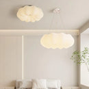Axyaa White Cloud LED Chandelier for Children's Room & Living Space