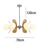 Axyaa Modern Chandelier Stair Pendant Light Living Room Interior Lighting