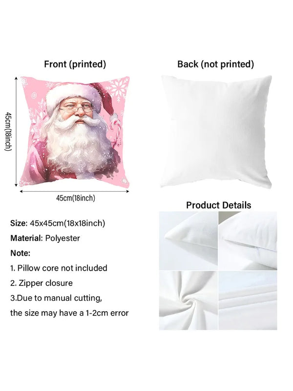 Axyaa Christmas Pillow Cover Set - Festive Home Decor & Gift
