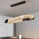 Axyaa Crystal Chandelier Pendant Light for Living and Dining Room Luxe Lighting