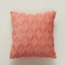 Axyaa Beige Throw Pillow Cover 45x45cm - Solid Decorative Cushion for Sofa and Bedroom