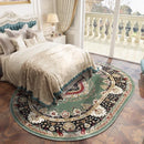 Axyaa Oval Palace Style Luxury Living Room Carpet for High-end Home Decor