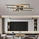 Axyaa LED Chandelier for Living Room Nordic Ceiling Light Modern Square Fixture
