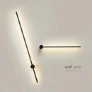 Axya LED Linear Wall Lamp for Bedroom, Creative Nordic Design