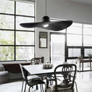Axyaa White LED Chandelier: Modern Designer Pendant Light for Home Decor