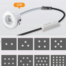 Axyaa Mini LED Spotlights Ceiling Down Lights 1W 3W - Silver Black White Mats - AC110V 220V