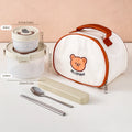 Axyaa 1100ml Clear Plastic Food Container Leak-proof Lunch Box