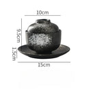 Axyaa Ceramic Soup Cup with Cover, Versatile Tableware Bowl for Soup, Stew, Dessert