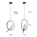 Axyaa Nordic LED Bird Pendant Chandelier for Modern Living Spaces