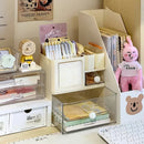 Axyaa Stackable Organizer Box for Pens, Jewelry, Cosmetics & More