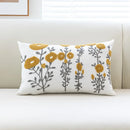 Embroidered Simple Pillowcase Cojines 45X45 for Living Room Bedroom Sofa Decor by Axyaa