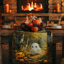 Axyaa Halloween Watercolor Table Runner for Indoor Outdoor Dining