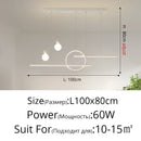 Axyaa Modern LED Pendant Lights Creative Ceiling Lamp for Living Room Dining Room