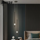 Axyaa Nordic Crystal Pendant Chandelier in Black & Gold Copper - Stunning Lighting for Home