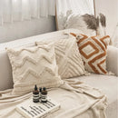 Bohemian Tufted Tassel Cushion Cover for Sofa 45x45, 30x50 - Axyaa
