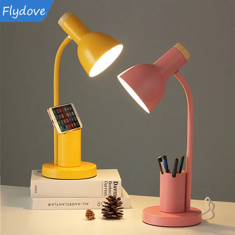 Modern Nordic Style Desk Lamp by Axyaa - Minimalist Bedroom Night Light