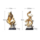 Axyaa Chinese Style Home Decor Ornaments: Antique Shelves, High-End Handicrafts for Living Room & Office
