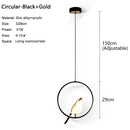 Axyaa Gold Silver Magpie Bird LED Pendant Lights - Kitchen Dinning Room Chandelier