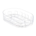Axyaa Kitchen Storage Organizer Rack Tray for Fridge, Counter, Cabinet - Beverage, Utensil, Spice Holder