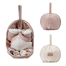 Axyaa Shell Underwear Storage Bag: Durable Travel Bra & Sock Organizer