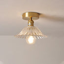 Axyaa Glass Pendant Ceiling Lamp for Kitchen Bedroom LED Lights Fixtures E27