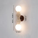 Axyaa Retro Wabi Sabi Style Wall Lamp for Living Room and Bedroom