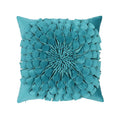 Axyaa 3D Sunflower Velvet Cushion Cover: Handmade Small Daisy Flower Throw Pillow