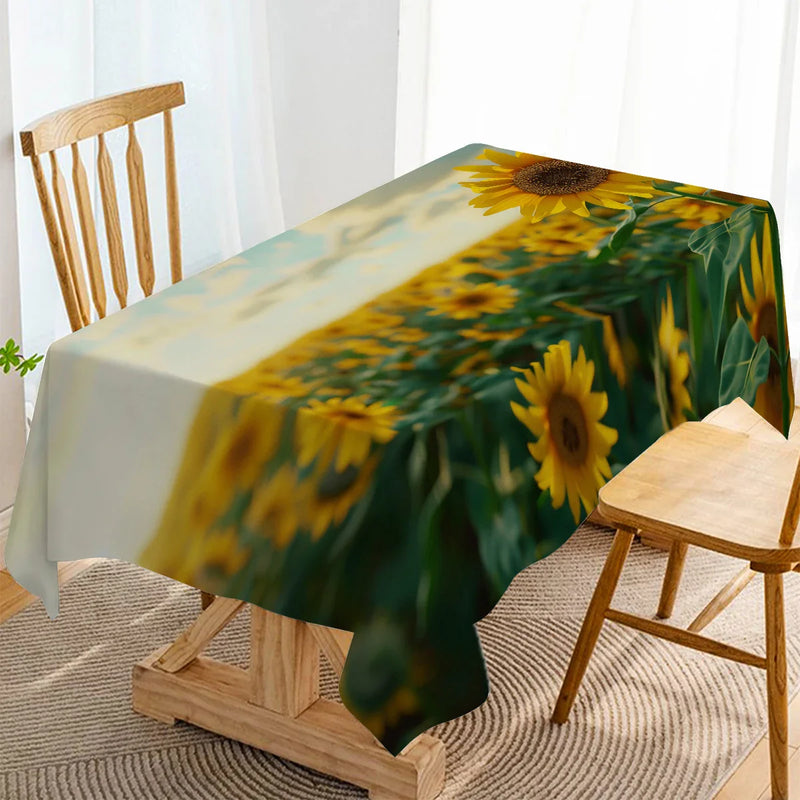 Axyaa Sunflower Plank Table Runner for Home Decor and Party Centerpieces