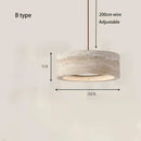 Axyaa Nordic Stone LED Pendant Lamp for Modern Living Room & Bedroom Decor
