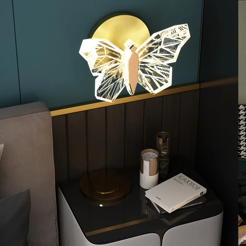 Axya LED Butterfly Wall Lamp: Nordic Pendant Lights for Luxury Living Room Decoration