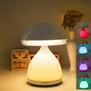 Axyaa LED Mushroom Table Lamp - Dimmable USB Charging Bud Lamp
