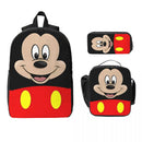 Axyaa Mickey Mouse Kids Backpack Lunch Box Pencil Boxes Set