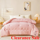 Axyaa Silk Quilt: Super Soft All-Seasons Quilt with Knitted Cotton Fabric