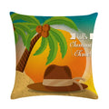 Axyaa Printed Linen Pillowcase 45*45cm for Sofa Chair Decoration