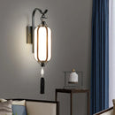 Axyaa Chinese Copper Wall Lamp for Living Room Bedroom Study Corridor Decor