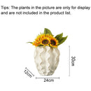 Axyaa Ceramic Vase Fruit Storage Jar Floral Arrangement Porcelain Nordic Decor