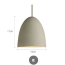 Axyaa Vintage Cement Hanging Chandelier for Dinning Room Restaurant