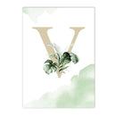 Axyaa Jungle Animals Custom Name Wall Art Poster Canvas Painting Nursery Decor
