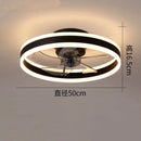 Axyaa Luxury Ceiling Fan Light Art Decor Chandelier