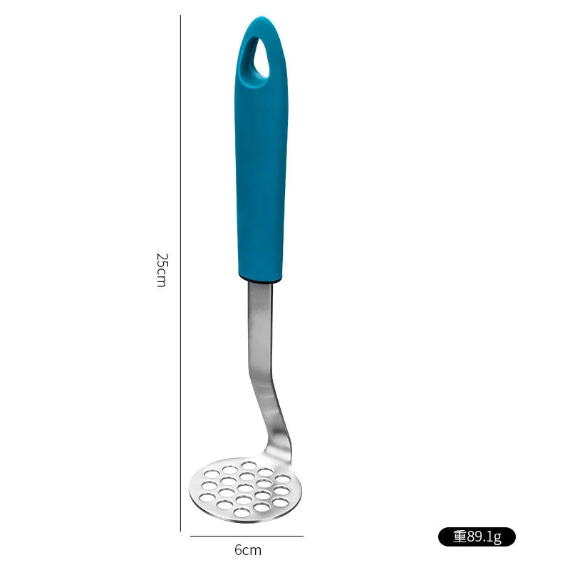 Axyaa Stainless Steel Potato Masher & Garlic Press - Kitchen Juice Maker
