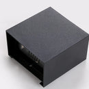 Axyaa Outdoor Black LED Wall Light Sconces - Waterproof, Adjustable Angle