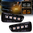 Axyaa Ford Raptor SVT F150 LED DRL Daytime Running Lights Dynamic Turn Signal Fog Lamps