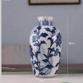 Axyaa Antique Chinese Style Ceramic Vase for Living Room Home Decor